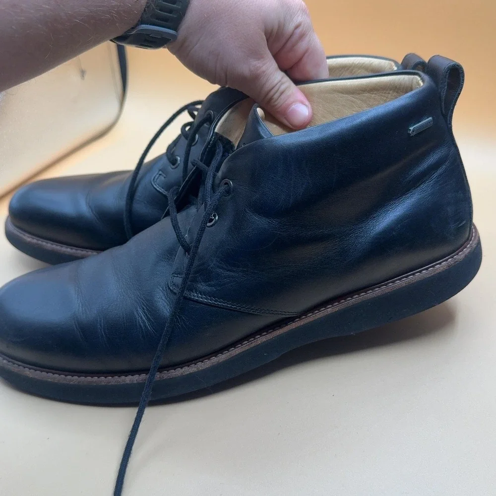 Samuel Hubbard Chukka Boot Black Leather Gore-Tex M2125-048 Men's Size 13